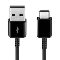 usb type c laidas - Samsung USB To Type-C Cable 1m Black OEM - 3 nuotrauka