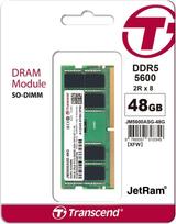 pc ramai - Transcend JetRam JM5600ASE-48G DDR5 48GB (2x24GB) 5600MHz CL46 - 2 nuotrauka
