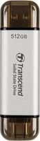 usb 512gb - Transcend ESD310, SSD, 512 GB, sidabro - 2 nuotrauka