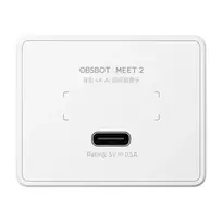 4k webcam - OBSBOT Meet 2 4K AI Webcam Balta (White) - 3 nuotrauka