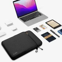 nesiojamo kompiuterio 14 deklas - Tech-Protect Defender VR Laptop Bag 13-14 - Black - 4 nuotrauka