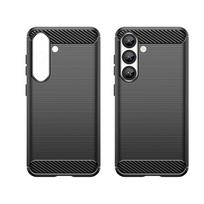 poco x7 - Hurtel "Carbon Case Flexible Silicone for Xiaomi Redmi Turbo 4 / Poco X7 Pro" Juodas (Black) - 8 nuotrauka