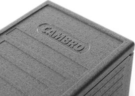 2 konteineris - Cambro Cam GoBox Economy GN 1/1 Termodėžė 46 l Juodas (Black) - 5 nuotrauka