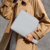 kompiuterio krepsys 13 tech - Tech-Protect Neoslim 13-14" Laptop Bag - Gray - 2 nuotrauka