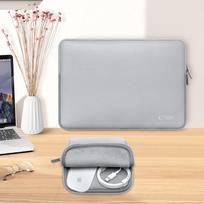 kompiuterio krepsys 13 tech - Tech-Protect Neoslim 13-14" Laptop Bag - Gray - 5 nuotrauka