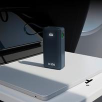 power bank usb c 10000 mah - SBS TTBB10000LCDTCPD20B, 10000mAh, 20W, USB-C, skaitmeninis ekranas, tamsiai pilka - 2 nuotrauka