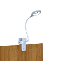 led usb laidas - Wozinsky Mini Wireless LED Reading Lamp with Clip + USB-C Cable, Balta (White) - 8 nuotrauka