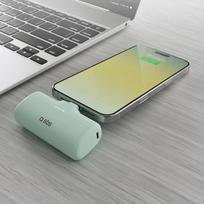 5000 mah power bank - SBS EcoPower 5000 mAh 10W Powerbank su integruotu USB-C prievadu - žalias - 4 nuotrauka