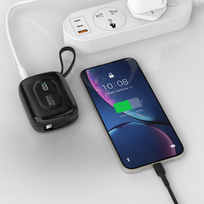 10000mah power bank - Dudao K32 Pro, 10000mAh, 22.5W, juodas (black) - 3 nuotrauka