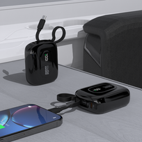 10000mah power bank - Dudao K32 Pro, 10000mAh, 22.5W, juodas (black) - 5 nuotrauka