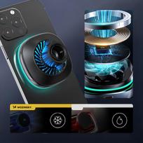 ventiliatorius automobilinis - Wozinsky WCT5-Q6S2Y automobilinis telefono laikiklis su Qi/MagSafe 15W indukciniu įkrovikliu ventiliacijos grotelių tvirtinimui - Juodas (Black) - 8 nuotrauka