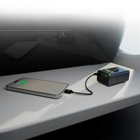 10000mah power bank - SBS 10000mAh, 35W, LCD ekranas, pilkas - 2 nuotrauka