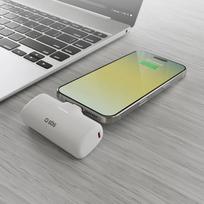 5000 mah power bank - SBS EcoPower 5000mAh 10W Powerbank su integruotu USB-C prievadu, baltas - 4 nuotrauka
