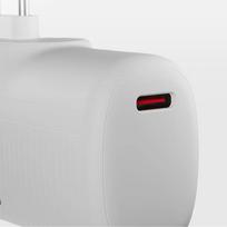 5000 mah power bank - SBS EcoPower 5000mAh 10W Powerbank su integruotu USB-C prievadu, baltas - 6 nuotrauka