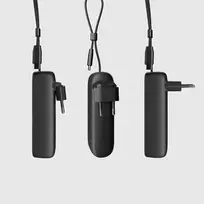 5000 mah power bank - SBS Hybrid PD 20W 5000mAh Power Bank, black - 2 nuotrauka