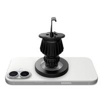 magsafe - Spigen MFT13 MagSafe automobilinis laikiklis prie prietaisų skydelio arba oro angos - Juodas (Black) - 11 nuotrauka