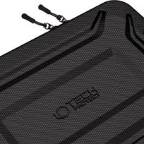 krepsys nesiojamam kompiuteriui 16 - Tech-Protect Kevlar Pro Laptop Case 15-16" - Black - 7 nuotrauka