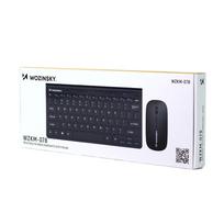 peles - Wozinsky WZKM-078 Belaidė Klaviatūra + Kompaktiška Pelė - Juoda (Black) - 3 nuotrauka