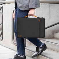 kompiuterio krepsys 13 tech - Tech-Protect Defender RS Laptop Bag 13-14 - Black - 3 nuotrauka