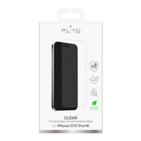 iphone 17 stiklas - PURO Clear screen protector for iPhone 1763 mobile phone, 1 piece(s) - 8 nuotrauka