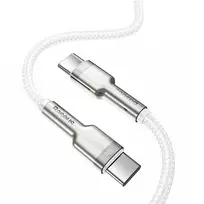 5a usb c laidas - Baseus CATJK-D02 Cafule 100W 5A USB-C to USB-C White - 5 nuotrauka