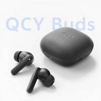 budokai 4 - QCY Buds T43 ENC Pilkos (Gray) - 4 nuotrauka