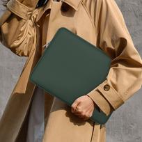 15 coliu nesiojamas kompiuteris - Tech-Protect Neoslim 15-16" Laptop Bag - Green - 2 nuotrauka