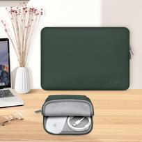 15 coliu nesiojamas kompiuteris - Tech-Protect Neoslim 15-16" Laptop Bag - Green - 5 nuotrauka