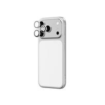 iphone 17 stiklas - AmazingThing Sapphire Camera Glass for iPhone 17 Pro / Pro Max - with Silver Frame - 4 nuotrauka