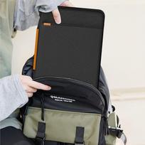 krepsys nesiojamam kompiuteriui 16 - Tech-Protect Defender RS Laptop Bag 15-16 - Black - 3 nuotrauka