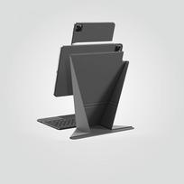 13 m4 ipad pro - Amazingthing Matte Pro Mag Folio Case with Stand iPad Air M3 13" Black - 3 nuotrauka