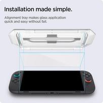 nintendo switch ekranas - Spigen "Glas.Tr EZ Fit" Grūdintas Stiklas 2 vnt. pakuotė Nintendo Switch 2 - Skaidrus (Transparent) - 6 nuotrauka