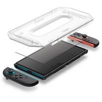 nintendo switch ekranas - Spigen "Glas.Tr EZ Fit" Grūdintas Stiklas 2 vnt. pakuotė Nintendo Switch 2 - Skaidrus (Transparent) - 7 nuotrauka