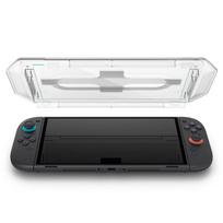 nintendo switch ekranas - Spigen "Glas.Tr EZ Fit" Grūdintas Stiklas 2 vnt. pakuotė Nintendo Switch 2 - Skaidrus (Transparent) - 8 nuotrauka