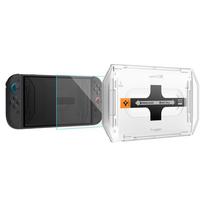 nintendo switch ekranas - Spigen "Glas.Tr EZ Fit" Grūdintas Stiklas 2 vnt. pakuotė Nintendo Switch 2 - Skaidrus (Transparent) - 9 nuotrauka