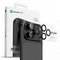 iphone 17 stiklas - AmazingThing Lens Glass for iPhone 17 Pro / Pro Max with Gray Aluminum Frame - 2 nuotrauka