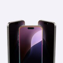 16 ekrano plevele - AmazingThing Radix Privacy Glass Privacy Tempered Glass for iPhone 16 - 8 nuotrauka