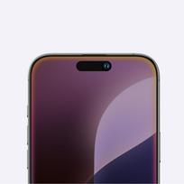 16 ekrano plevele - AmazingThing Radix Privacy Glass Privacy Tempered Glass for iPhone 16 - 13 nuotrauka