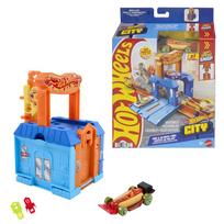 automobiliu garazas - Mattel Hot Wheels City Play and Go trasos rinkinys JHL43 - 8 nuotrauka