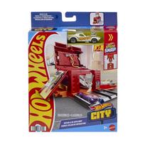 automobiliu garazas - Mattel Hot Wheels City Play and Go trasos rinkinys JHL43 - 9 nuotrauka