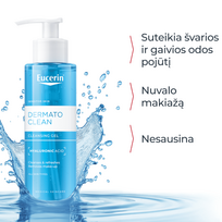 eucerin - EUCERIN prausimosi gelis DERMATOCLEAN, 200 ml - 5 nuotrauka
