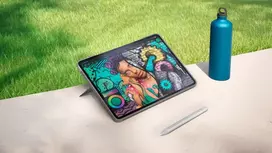 logitech - Logitech Combo Touch iPad Air 11" 2024 Gray (Pilkas) - 4 nuotrauka