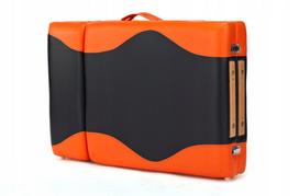 medinis stalas - Bodyfit 1045, juodas/oranžinis - 5 nuotrauka