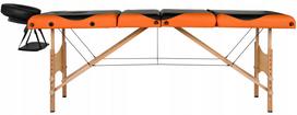 medinis stalas - Bodyfit 1045, juodas/oranžinis - 7 nuotrauka