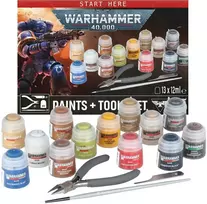 Games Workshop Warhammer 40,000 Paints + Tools Set 60-12