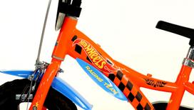 dino bikes - Vaikiškas dviratis Dino Bikes Hot Wheels, 12", oranžinis (Orange) - 3 nuotrauka