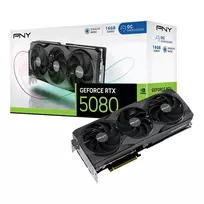 vaizdo plokste rtx 5080 - PNY GeForce RTX 5080 Triple Fan OC 16GB GDDR7 - 8 nuotrauka