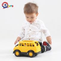 zaisliniai autobusai - Technok mokyklinis autobusas 7136, Geltona (Yellow) - 2 nuotrauka