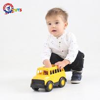 zaisliniai autobusai - Technok mokyklinis autobusas 7136, Geltona (Yellow) - 3 nuotrauka