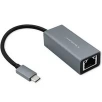usb type c adapteris - Qoltec Adapteris USB-C prie RJ45 Ethernet | 1000Mbps | Aliuminio korpusas - 3 nuotrauka